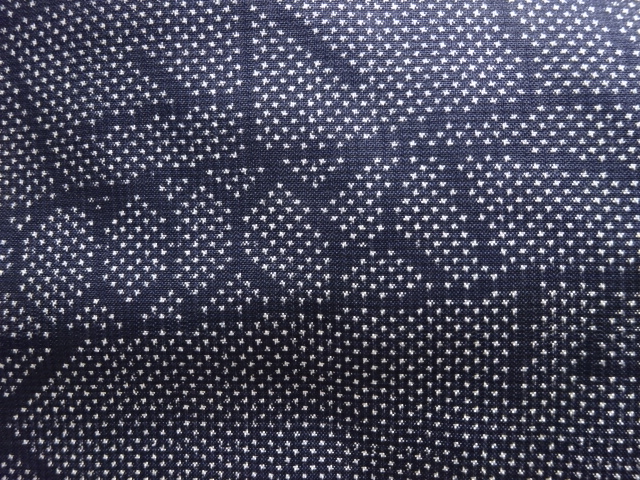 JAPANESE KIMONO / ANTIQUE KIMONO / SILK / DORO OSHIMA TSUMUGI / WOVEN ABSTRACT / 5MARUKI